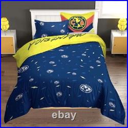 Club America Team Licensed Full Bed Comforter Ser With 2 Pillowcases Great Gift