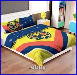 Club America Team Licensed Full Bed Comforter Ser With 2 Pillowcases Great Gift