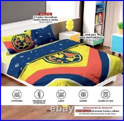 Club America Team Licensed Full Bed Comforter Ser With 2 Pillowcases Great Gift