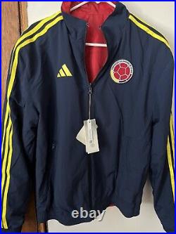 Colombia National Team adidas AEROREADY Reversible Anthem Full Zip Jacket