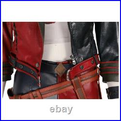 DFYM Harley Quinn Cosplay Costume Leather Suicide Squad Kill The Justice League