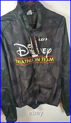 Disney Triathlon Team Mens XL Full Zip Cycling Jacket Louis Garneau Mickey New