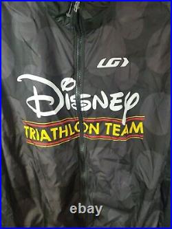 Disney Triathlon Team Mens XL Full Zip Cycling Jacket Louis Garneau Mickey New