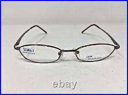 Elasta Sàfilo Eyeglasses Frames Team 4115 02V1 47-16-130 Brown Full Rim Y540