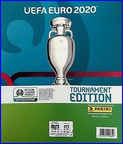 Euro 2020 Tournament Edition Panini Stickers Full Album Complete unstick new