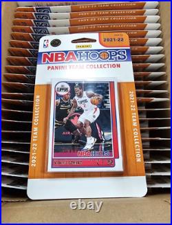 FULL CASE 2021-22 Panini NBA Hoops CLIPPERS Team Collection Kawhi Leonard