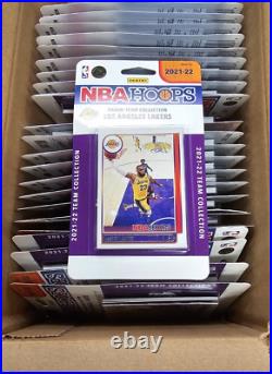 FULL CASE 2021-22 Panini NBA Hoops Los Angeles Lakers Team Collection LeBron J