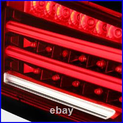 Fits 2012-2015 BMW F30SEQUENTIAL SIGNAL/FULL LED BARRed Brake Lamp Tail Light
