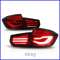 Fits 2012-2015 BMW F30SEQUENTIAL SIGNAL/FULL LED BARRed Brake Lamp Tail Light