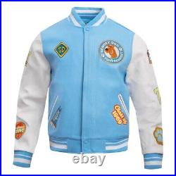 Freeze Max Scooby-Doo Blue Team Scooby Doo Full-Zip Varsity Jacket Size 2XL NEW