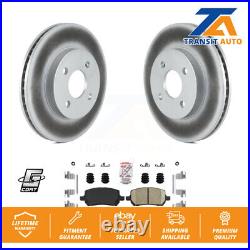 Front Coated Brake Rotor Ceramic Pad Kit For Chevrolet Cobalt Saturn Ion Pontiac