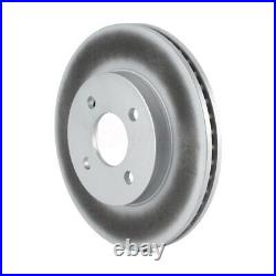 Front Coated Brake Rotor Ceramic Pad Kit For Chevrolet Cobalt Saturn Ion Pontiac