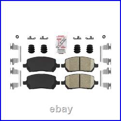 Front Coated Brake Rotor Ceramic Pad Kit For Chevrolet Cobalt Saturn Ion Pontiac