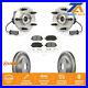 Front Hub Bearing Coated Brake Rotor And Pad Kit For Chevrolet Cobalt Pontiac G5