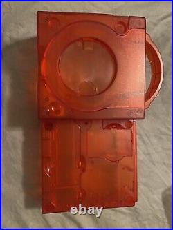 GAMECUBE ICEDCUBE shell Trans-RED Full Case for DOL-001 / DOL-101