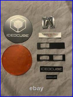 GAMECUBE ICEDCUBE shell Trans-RED Full Case for DOL-001 / DOL-101