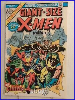 GIANT-SIZE X-MEN #1 (1975) 1ST NEW TEAM 2ND FULL WOLVERINE Signed LEN WEIN