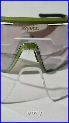 Genuine Rapha PRO TEAM FULL FRAME GLASSES GREEN (MMC) FRAME (MADE IN ITALY)