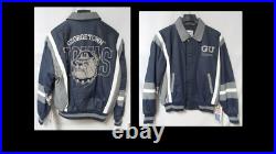 Georgetown Hoyas Men's Size Large or X-Large Leather Jacket B1 719