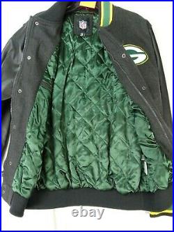 Green Bay Packers NFL Team Apparel Men's Snap Up Full-Zip Jacket