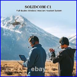 HOLLYLAND Solidcom C1 Single Remote Headset FullDuplex Wireless Intercom Headset