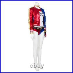 Harley Quinn Cosplay Jacket Suicide Squad Costume Halloween Outfits Full Set