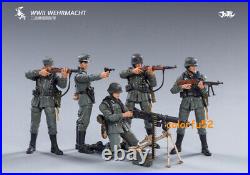 JOYTOY World War II German Defense Force Five Man Squad 3.75'' Action Figure Toy