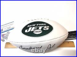 Joe Namath NY Jets Autographed Hand Signed Full Size Team Football COA