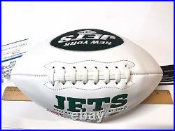Joe Namath NY Jets Autographed Hand Signed Full Size Team Football COA