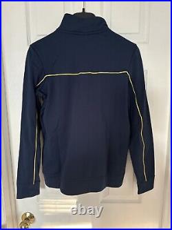 Jordan Men's Medium Michigan Wolverines Football Team PE Full-Zip Warmup Jacket