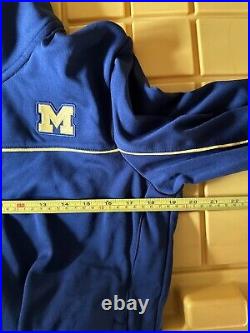 Jordan Men's Medium Michigan Wolverines Football Team PE Full-Zip Warmup Jacket