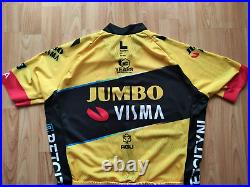 Jumbo Visma Team 2023 SS Full Zip Replica Cycling Jersey, AGU SizeL NEW