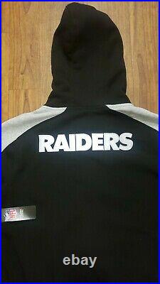 Las Vegas Raiders NFL Team Apparel Full Zip Jacket Size Large