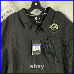 Los Angeles Rams Nike Salute to Service Team Issue Sideline Full Zip Jacket 3XL