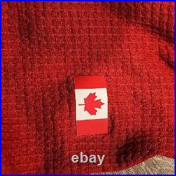 Lululemon Team Canada Red Full Zip Olympic Jacket Lg