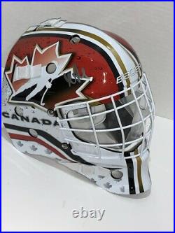 Martin Brodeur Signed Team Canada Full Size Goalie Mask Devils Psa Coa