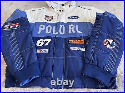 Men Polo Ralph Lauren Racing 1967 Downhill Ski Team Jacket Rare Comfort Size XL