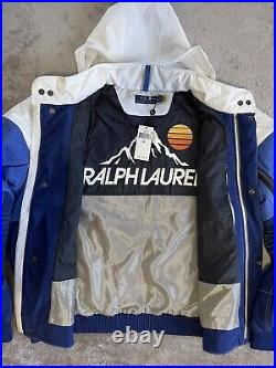 Men Polo Ralph Lauren Racing 1967 Downhill Ski Team Jacket Rare Comfort Size XL