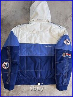 Men Polo Ralph Lauren Racing 1967 Downhill Ski Team Jacket Rare Comfort Size XL