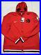 Men XLT Nike Showtime Toronto Raptors Full Zip Hoodie Red Team Issued Jacket NBA