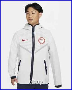Men's Nike Sportswear Tech Pack U. S. Paralympic Team Full-Zip Hoodie M White