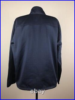 Men's USOC Team USA Apparel Navy Olympic Full Zip Long Sleeve Pullover NWT Large