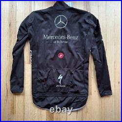 Mercedes-Benz Castelli Pro Fit Rain Jacket (Black) Size Medium