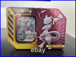 Mew & Mewtwo GX Tag Team NEW Factory Sealed Pokémon TCG Tin