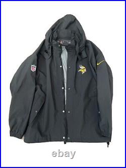 Minnesota Vikings Nike Jacket Full Zip Team Issued! RARE Nike Coat