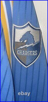 Mitchell & Ness NFL San Diego Los Angeles Chargers Throwback Full Zip Jacket XL