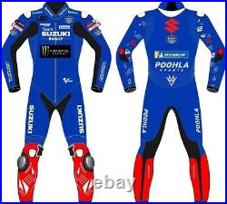 NEW Joan Mir Suzuki Team 2022 Model Motogp Motorbike Leather Racing Suit