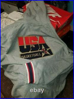 NEW Nike Air Team USA Basketball Full Zip Fleece Hooded Jacket 3XL