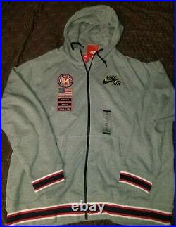 NEW Nike Air Team USA Basketball Full Zip Fleece Hooded Jacket 3XL