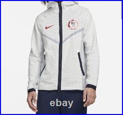 NEW Nike Team USA Olympic Tech Pack Full-Zip Hoodie Jacket Men's Size L Large